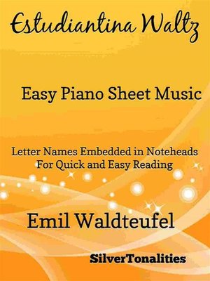 cover image of Estudiantina Waltz Easy Piano Sheet Music